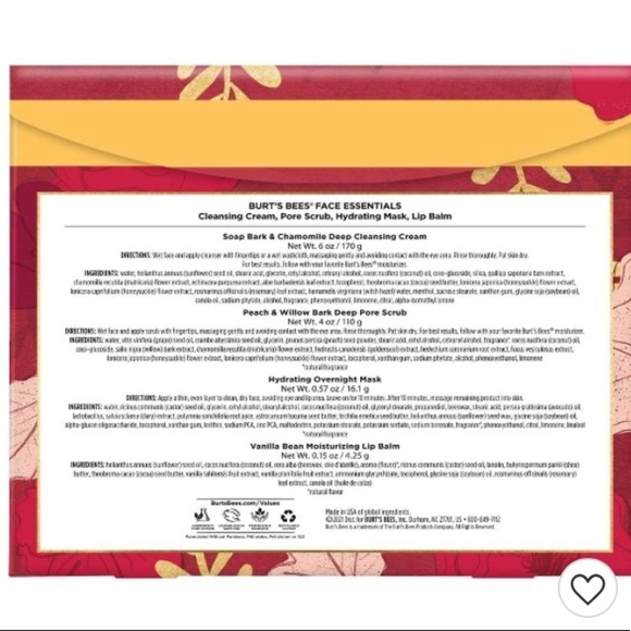 Burt's Bees Face Essentials Gift Set - 4pk - Picture 3 of 14